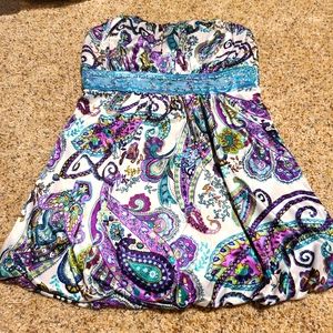 Studio Y by Maurices brand. Size XS. Purple, teal, white.